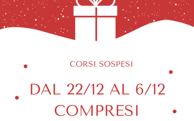 SOSPENSIONE CORSI PERIODO NATALIZIO 2025/2026